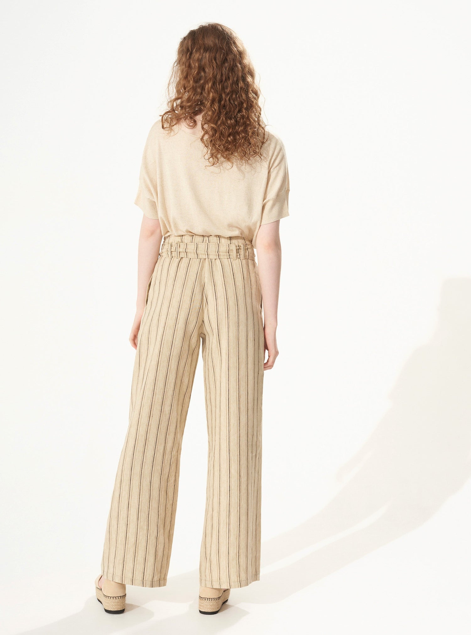 Pantalon Large acoté 