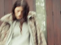 Pull col rond ajusté manches longues en maille ajourée
